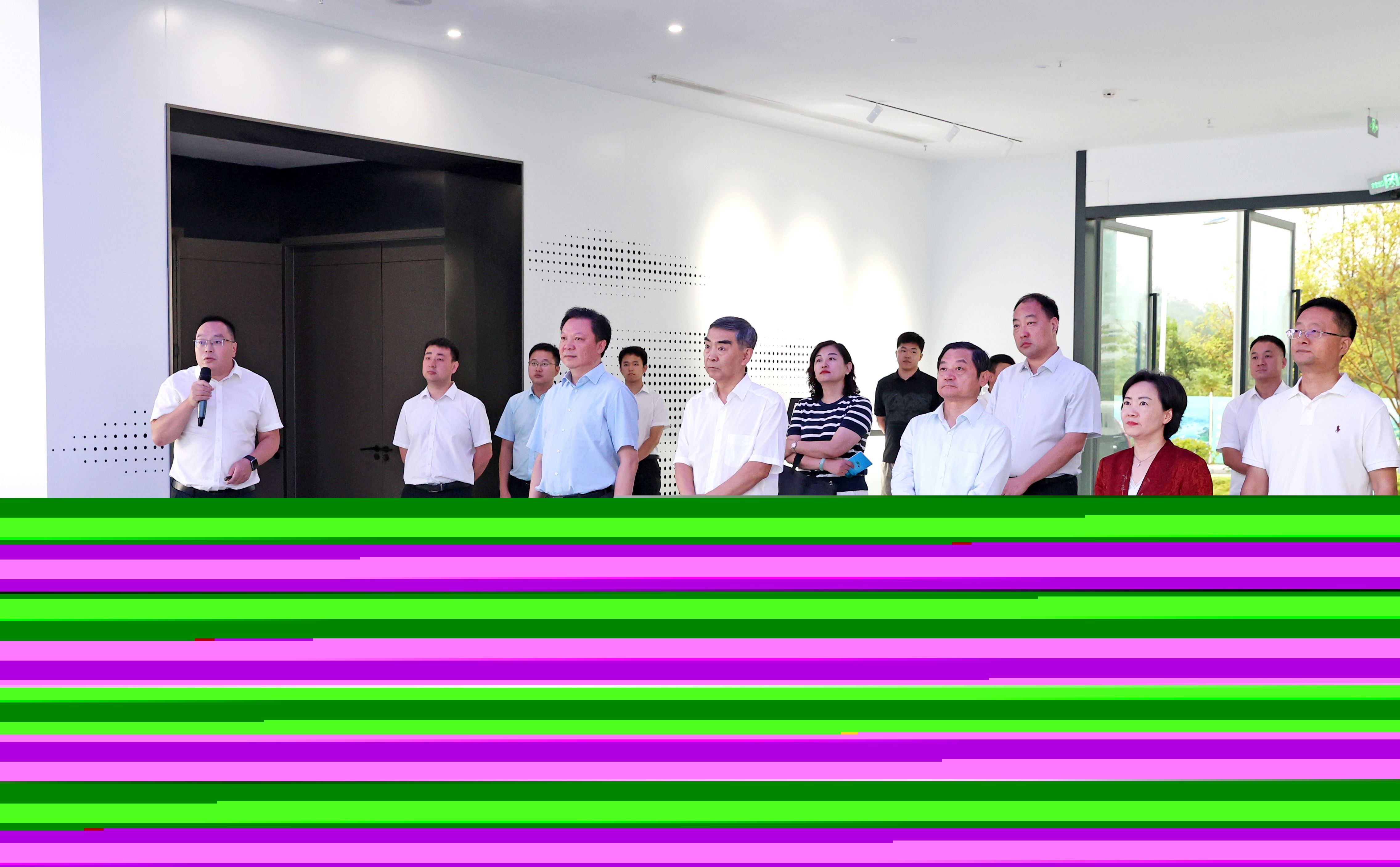 市政协副主席丁时勇一行来长调研