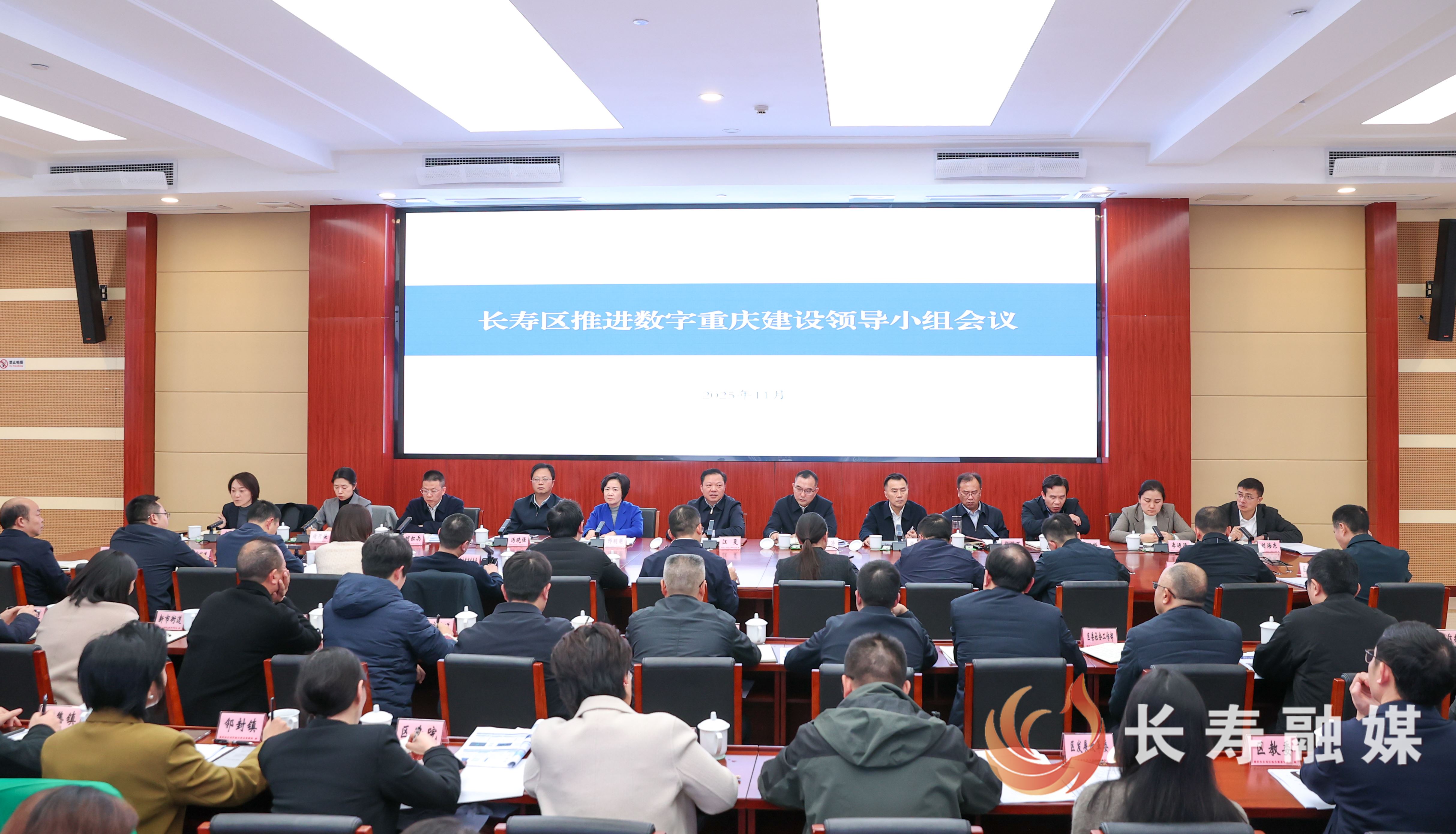 江夏在长寿区推进数字重庆建设领导小组工作会上强调：锚定目标全力冲刺全面突破 推动数字重庆基本能力全面形成