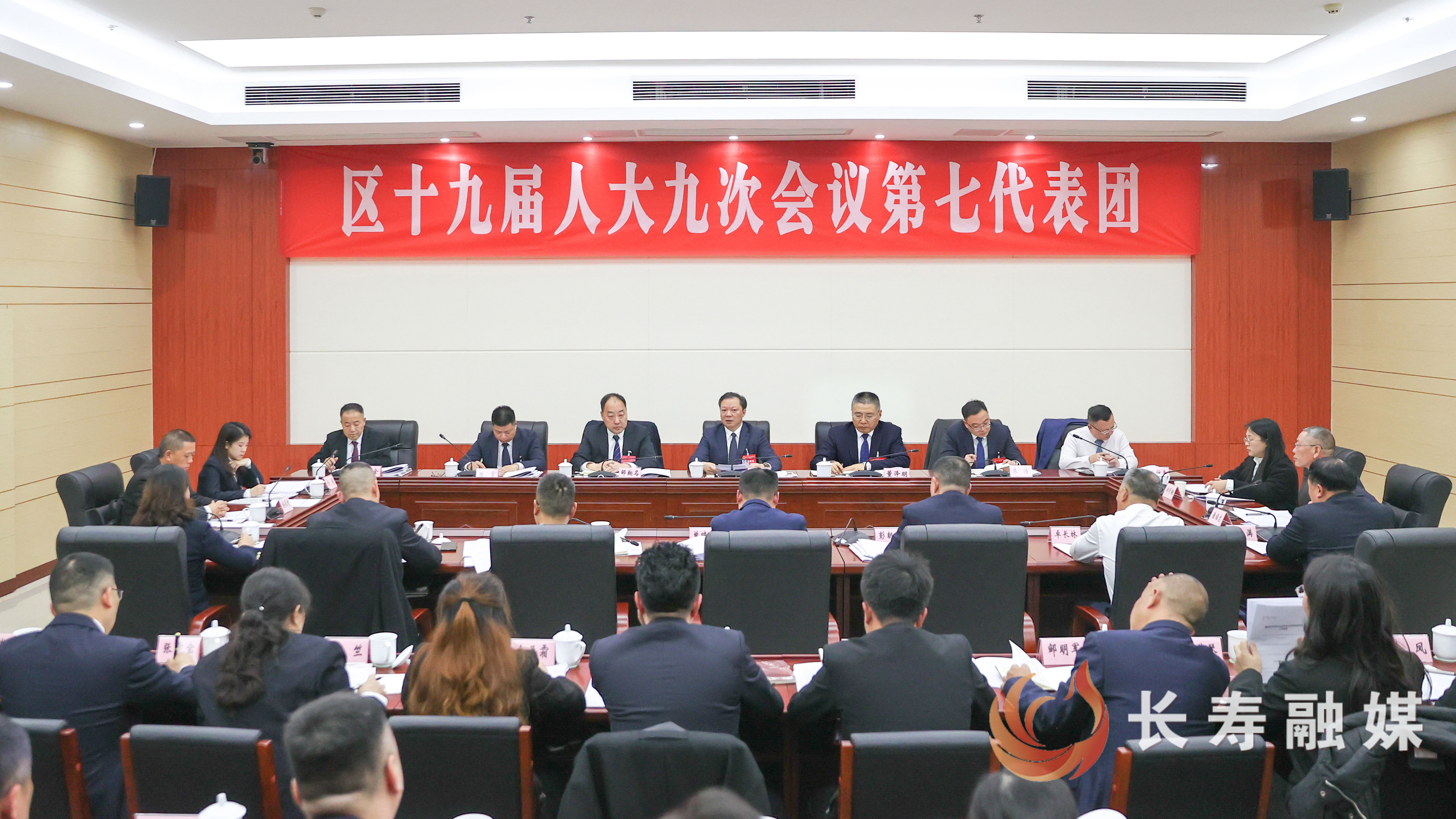 江夏参加区十九届人大九次会议分团审议时强调：聚合各方力量 聚力履职尽责 为长寿现代化建设提供有力保障
