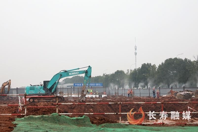 平洋长寿基地智能网联汽车零部件项目建设正酣